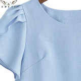 2017 fashion women top kimono blouses O-neck shirts chiffon casual vintage tops plus size XXXXL 5XL blusas blouse women's