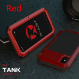 Heavy Duty Protection Armor Metal Aluminum phone Case for iPhone 11 12 mini Pro XS MAX SE 2 XR X 6 6S 7 8 Plus Shockproof Cover
