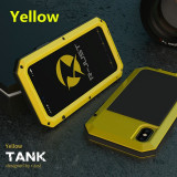 Heavy Duty Protection Armor Metal Aluminum phone Case for iPhone 11 12 mini Pro XS MAX SE 2 XR X 6 6S 7 8 Plus Shockproof Cover