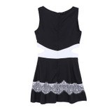 2017 Fashion Women Sleeveless Hollow-out Lace Bodycon Club Party Sundress Mini Dress 2017 Fashion Women Sleeveless Hollow-out Lace Bodycon Club Party Sundress Mini Dress