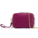 2017 Fashion Women Messenger Bags Genuine Leather Shoulder Crossbody Bag Ladies Handbag Casual Small Bag Lady Chains Party Bag