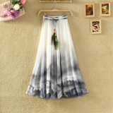 2017 Fashion Women Maxi Skirts Casual Elegant Saia Longa Chiffon Bohemian Vintage Summer Female Long Skirt Flower Ethnic Clothes 2017 Fashion Women Maxi Skirts Casual Elegant Saia Longa Chiffon Bohemian Vintage Summer Female Long Skirt Flower Ethnic Clothes