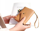 2017 fashion women leather handbags Purse Phone Wallet Short Bag
