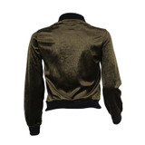2017 Fashion Women Bomber jacket Full sleeve Short style Coat bts jaqueta feminina Solid Army green Silver Red casaco feminino