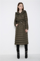 2017 fashion winter jacket women duck cotton coat high collar with belt parkas for women winter warm outerwear coats light cotto