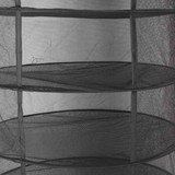 Mesh Collapsible Hanging Net Black Drying Rack Wardrobe Clothes Basket Laundry Storage Bag Herb Bud Drying Homeware 2FT 8 Layers