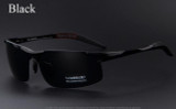 MERRYSTORE Men Brand Aluminum Alloy Polarized Sunglasses Alloy Ultralight Frame Man Polarization Glasses Sunglasses