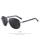 MERRY'S Men Classic Brand Sun glasses Luxury Aluminum Polarized EMI Defending Coating Lens Driving Shades S'8371