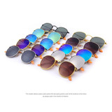 MERRY'S Fashion Women Retro Round Sunglasses Classic Brand Designer Unisex Sunglasses UV400