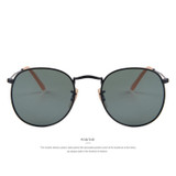 MERRY'S Fashion Women Retro Round Sunglasses Classic Brand Designer Unisex Sunglasses UV400