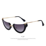 MERRY'S Fashion Women Cat Eye Sunglasses Classic Brand Designer Semi-Rimless Sunglasses Butterfly Shades UV400 MERRY'S Fashion Women Cat Eye Sunglasses Classic Brand Designer Semi-Rimless Sunglasses Butterfly Shades UV400