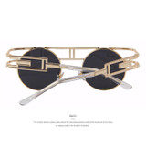 MERRY'S Fashion Women Brand Designer Unique Gothic Sunglasses Metal Frame Steampunk Men Sunglasses Oculos de sol UV400