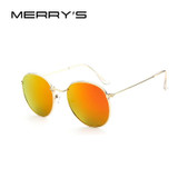 MERRY'S Fashion Retro Round Sunglasses Women Classic Brand Designer Unisex Sunglasses For Womens UV400 m520