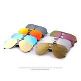 MERRY'S Fashion Men Summer Mirror Sunglasses Women Brand Design Big Frame Integrated Eyewear Sunglasses Oculos de sol UV400