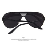 MERRY'S Fashion Men Summer Mirror Sunglasses Women Brand Design Big Frame Integrated Eyewear Sunglasses Oculos de sol UV400