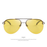 MERRY'S Brand Design 100% Polarized Aluminum Alloy Frame Sunglasses Men Fashion Men's Driving Sunglasses S'8281