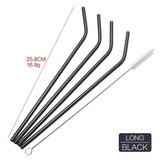 4PC REUSABLE DRINKING STRAWS