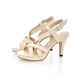 Meotina Women Sandals Gladiator Sandals Women Summer Platform Sandals Big Size 10 42 High Heels Female Cutout Pink Ladies Shoes