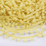 FENGRISE Lace Fabric 5 yard 1cm Sewing Accessories Pompom Trim Pom Pom Decoration Tassel Ball Fringe Ribbon DIY Material Apparel
