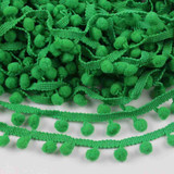 FENGRISE Lace Fabric 5 yard 1cm Sewing Accessories Pompom Trim Pom Pom Decoration Tassel Ball Fringe Ribbon DIY Material Apparel