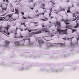 FENGRISE Lace Fabric 5 yard 1cm Sewing Accessories Pompom Trim Pom Pom Decoration Tassel Ball Fringe Ribbon DIY Material Apparel