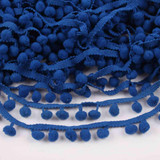 FENGRISE Lace Fabric 5 yard 1cm Sewing Accessories Pompom Trim Pom Pom Decoration Tassel Ball Fringe Ribbon DIY Material Apparel