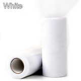FENGRISE Fabric Patchwork 25 yard Glitter Tulle Roll Sewing Tutu Accessories Textile Tutu Craft Material Apparel Organza Cloth
