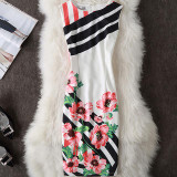 Fenghua Summer Dress Women 2017 Party Elegant Sexy Slim Casual Dresses Floral Vintage Office Bodycon Dress Plus Size 3XL 4XL
