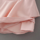 Fengmeisi Ruffles shorts skirts women Sexy drawstring beach solid color summer shorts Loose streetwear shorts P3852