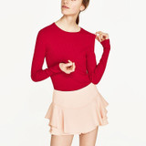 Fengmeisi Ruffles shorts skirts women Sexy drawstring beach solid color summer shorts Loose streetwear shorts P3852