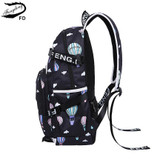 FengDong waterproof fabric school bags for girls cute butterfly decoration usb backpack laptop bag 15.6 schoolbag girl book bag