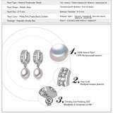 FENASY stud earrings 925 Sterling Silver Earrings,bohemia accessories wedding engagement Jewelry party earrings for women love