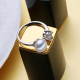 FENASY Pearl Jewelry Brand wedding engagement jewelry sets Natural Pearl pendant Necklace women/stud Earrings,crown ring