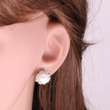 FENASY pearl earrings,2017 new natural Pearl earring, earrings for women,vintage fashion pearl Jewelry earrings,gift box
