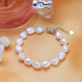 FENASY Natural Pearl Bracelet necklaces &amp; pendants Earrings Jewelry Sets for Women Pearl Necklace/Earring/Bracelet Wedding