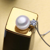 FENASY fashion brand jewelry Fine Jewelry natural stone pendant Freshwater Pearl Necklace 925 sterling silver jewelry Necklace