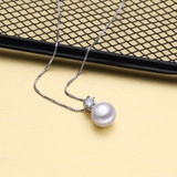 FENASY fashion brand jewelry Fine Jewelry natural stone pendant Freshwater Pearl Necklace 925 sterling silver jewelry Necklace