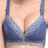 Female Underwear small breast Push Up Bra minimizer deep vs 5cm thick Padded brassiere lace bras women's push up bra