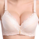Female Underwear small breast Push Up Bra minimizer deep vs 5cm thick Padded brassiere lace bras women's push up bra
