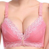Female Underwear small breast Push Up Bra minimizer deep vs 5cm thick Padded brassiere lace bras women's push up bra