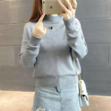Female Sweater 2017 Fashion Women Pullover Women Tights For Female Turtleneck Jersey Jumper Winter Sweater For Women Casual Tops