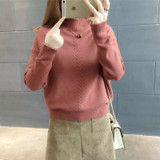 Female Sweater 2017 Fashion Women Pullover Women Tights For Female Turtleneck Jersey Jumper Winter Sweater For Women Casual Tops