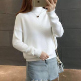 Female Sweater 2017 Fashion Women Pullover Women Tights For Female Turtleneck Jersey Jumper Winter Sweater For Women Casual Tops