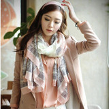 Female Elegant Women Long Print Cotton Scarf Wrap Ladies Shawl Large Silk Scarves For Girl