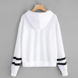 Feitong Womens Sweatshirts Hoodies Causal Cat Printed Long Sleeve Hoodie Sweatshirt Hooded Pullover Tops sudaderas mujer 2017