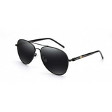 Aviator Metal Frame Oversized Polarized Sunglasses