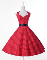 2017 new style Summer Womens Plus size 50s 60s Retro robe Vintage Rockabilly Party Cocktail Dresses Polka Dots Pin up clothing 2017 new style Summer Womens Plus size 50s 60s Retro robe Vintage Rockabilly Party Cocktail Dresses Polka Dots Pin up clothing