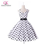 2017 new style Summer Womens Plus size 50s 60s Retro robe Vintage Rockabilly Party Cocktail Dresses Polka Dots Pin up clothing 2017 new style Summer Womens Plus size 50s 60s Retro robe Vintage Rockabilly Party Cocktail Dresses Polka Dots Pin up clothing