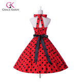 2017 new style Summer Womens Plus size 50s 60s Retro robe Vintage Rockabilly Party Cocktail Dresses Polka Dots Pin up clothing 2017 new style Summer Womens Plus size 50s 60s Retro robe Vintage Rockabilly Party Cocktail Dresses Polka Dots Pin up clothing