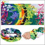 2017 New style purple bandana mask multifunctional Seamless bandana Veil Head cap unisex Scarve unisex men women kerchief 124